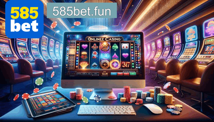 Roleta e blackjack 585BET